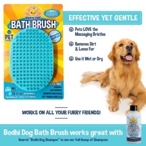 Bodhi Dog Shampoo Brush | Pet Shower & Bath Supplies for Cats & Dogs | Dog Bath Brush for Dog Grooming | Long & Short Hair Dog Scrubber for Bath | Professional Quality Dog Wash Brush