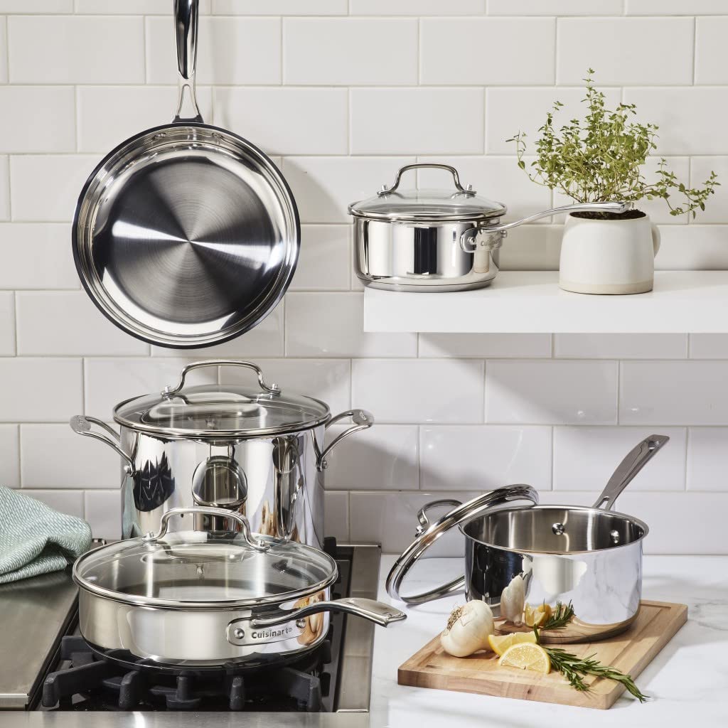 Cuisinart 87P-9 Home Gourmet Stainless Steel 9-Pc Set,Silver