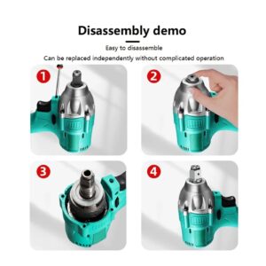 Replacement anvil assembly, impact wrench anvil assembly, Universal Multifunctional Impact Wrench Anvil (Color : Single use, Size : Square axis)