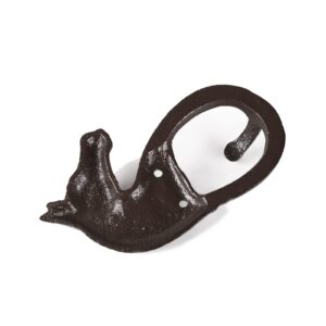 BRASSTAR Cast Iron Horse Head Single Wall Coat Hook Hanging for Coats, Bags, Hats, Towels, Keys, Rustic Retro Home Decorative Gift TQGJPT269