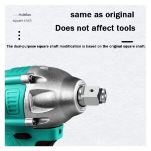 Replacement anvil assembly, impact wrench anvil assembly, Universal Multifunctional Impact Wrench Anvil (Color : Single use, Size : Square axis)