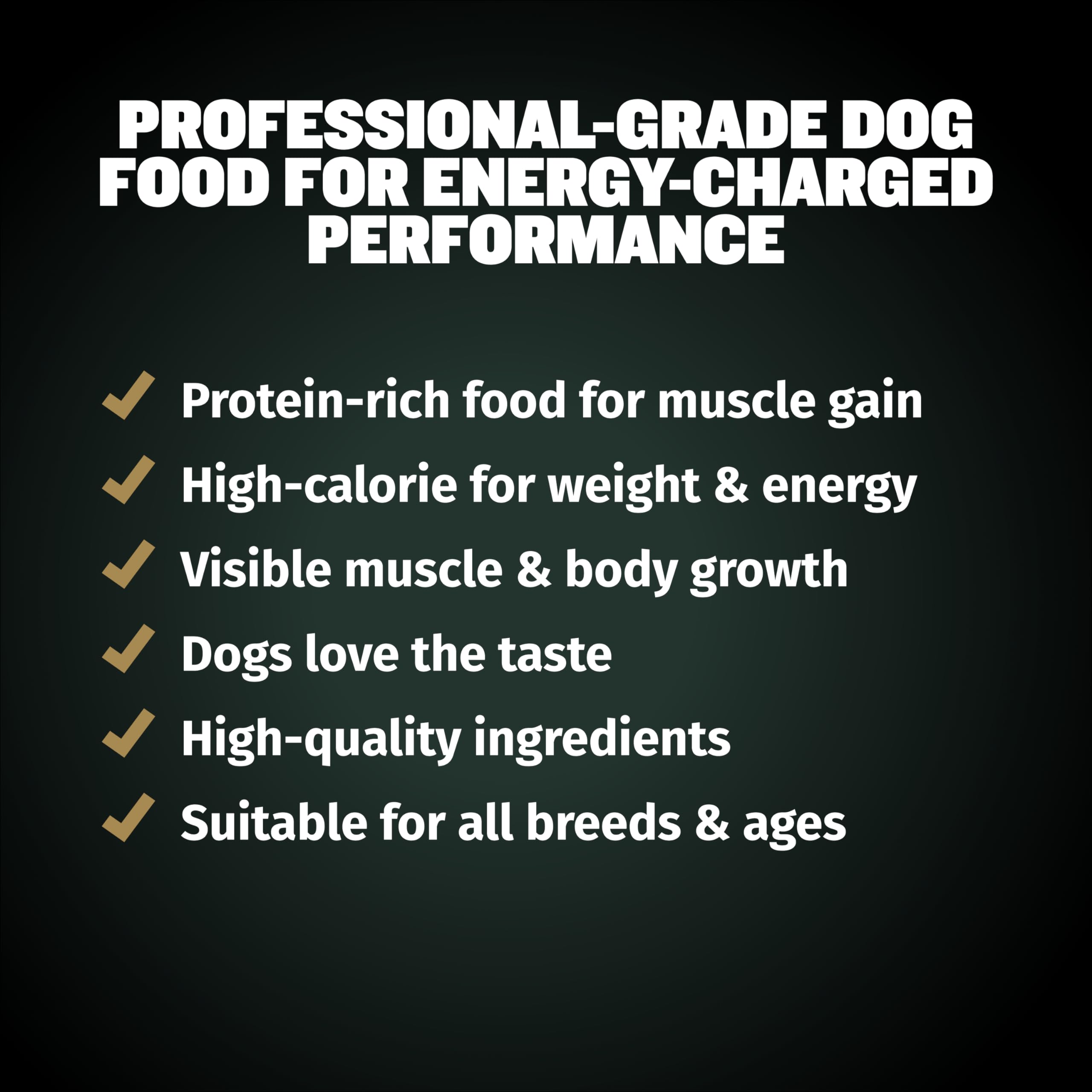 Bully Max Pro 2X High Calorie & High Protein Dry Dog Food for Puppy & Adult Dogs - Healthy Weight Gain & Muscle Building for Small & Large Breeds - Slow-Cooked, 600 Calories/Cup, Chicken Flavor, 4lb.