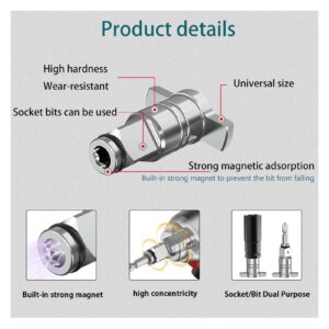 Replacement anvil assembly, impact wrench anvil assembly, Universal Multifunctional Impact Wrench Anvil (Color : Single use, Size : Square axis)