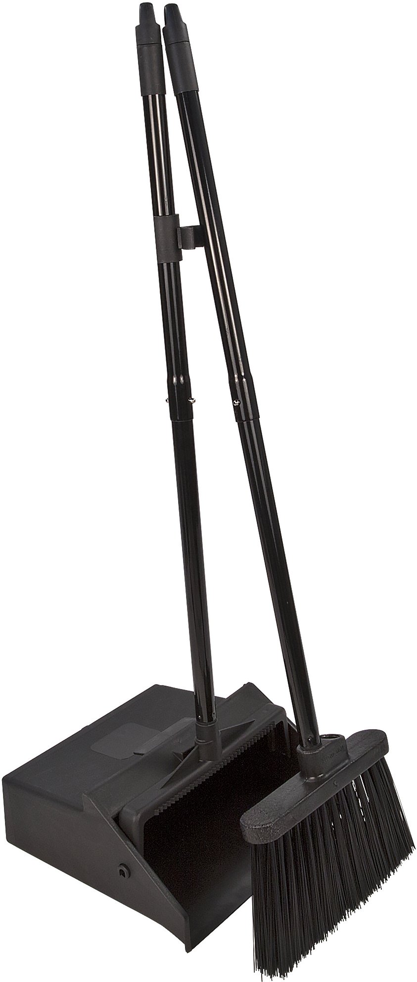 Carlisle Paddles 36141503 Duo-Pan Plastic Lobby Pan and Duo-Sweep Broom Combo, 36 Overall Length x 11-51/64 Width, Black (1-Pack) 36141503-1 0