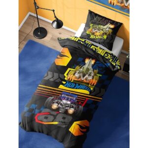 Hot Wheels Bone Shaker Single Duvet Cover and Pillowcase Set