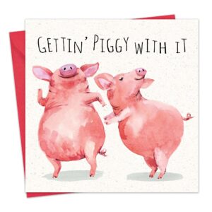 twizler funny birthday card pigs – funny blank card – funny card birthday – happy birthday card – funny birthday card men – funny birthday card women – funny birthday card him –funny birthday card her