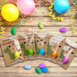 Y_Bong Dinosaur Party Favors - Dinosaur Birthday Party Supplies - 24 Pack Dino Egg Hatching Card Bulk - Funny Birthday Party Decorations for kids Boys Girls Toddler