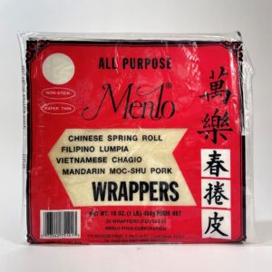 Menlo All Purpose Spring Roll Lumpia Wrappers 16 Oz per Pack (2-Pack)