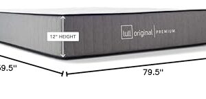 Lull Original Premium 5-Layer Full Mattress | Highest Density Memory Foam Mattress w/Enhanced Cooling & Therapeutic Support | 12 inch Medium Firm Bed in a Box | 365 Night Trial