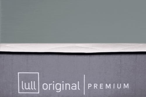 Lull Original Premium 5-Layer Full Mattress | Highest Density Memory Foam Mattress w/Enhanced Cooling & Therapeutic Support | 12 inch Medium Firm Bed in a Box | 365 Night Trial