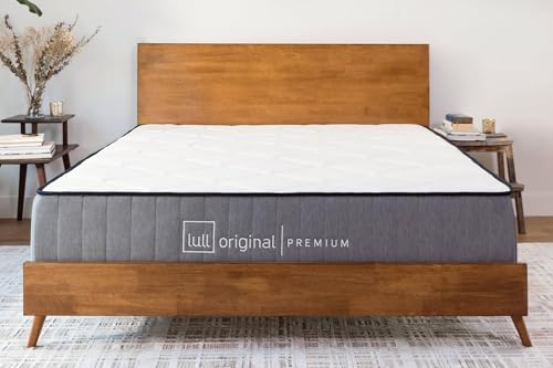 Lull Original Premium 5-Layer Full Mattress | Highest Density Memory Foam Mattress w/Enhanced Cooling & Therapeutic Support | 12 inch Medium Firm Bed in a Box | 365 Night Trial