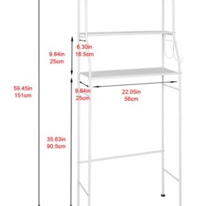 be current Over-The-Toilet Storage Rack, 3-Tier Bathroom Organizer Shelf, Freestanding Space Saver Toilet Stands, 3-Shelf Over The Cabinet Tower White