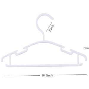 Baby Clothes Hangers,120 Pack White Kids Plastic Hangers for Closet,Toddler,Infant,Child,Newborn's Coat Hangers Ideal for Laundry and Nursery's Everyday Standard Use