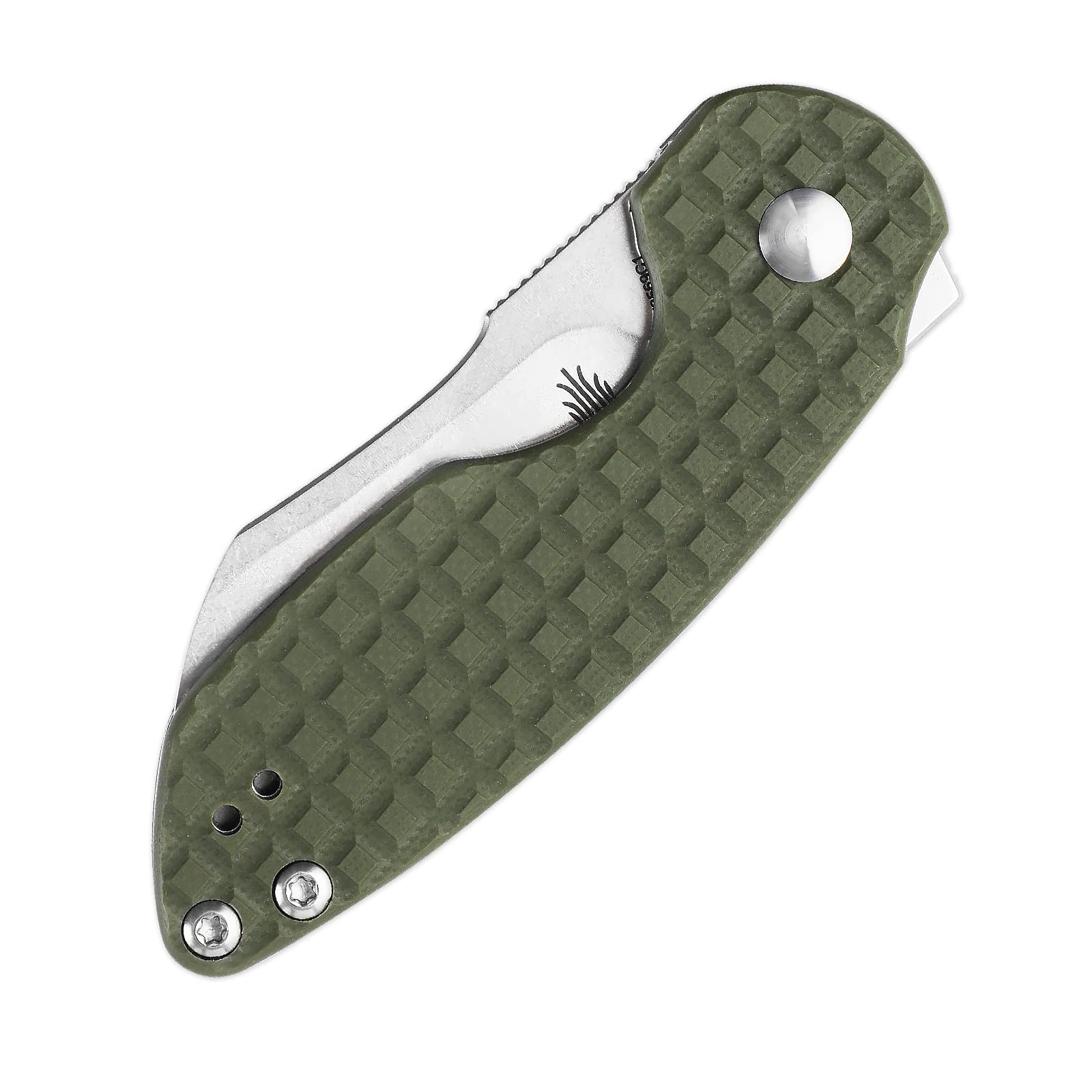 Kizer OCTOBER Mini Pocket Knife Green G10 Handle, EDC Outdoor Folding Knife 154CM Blade V2569C1