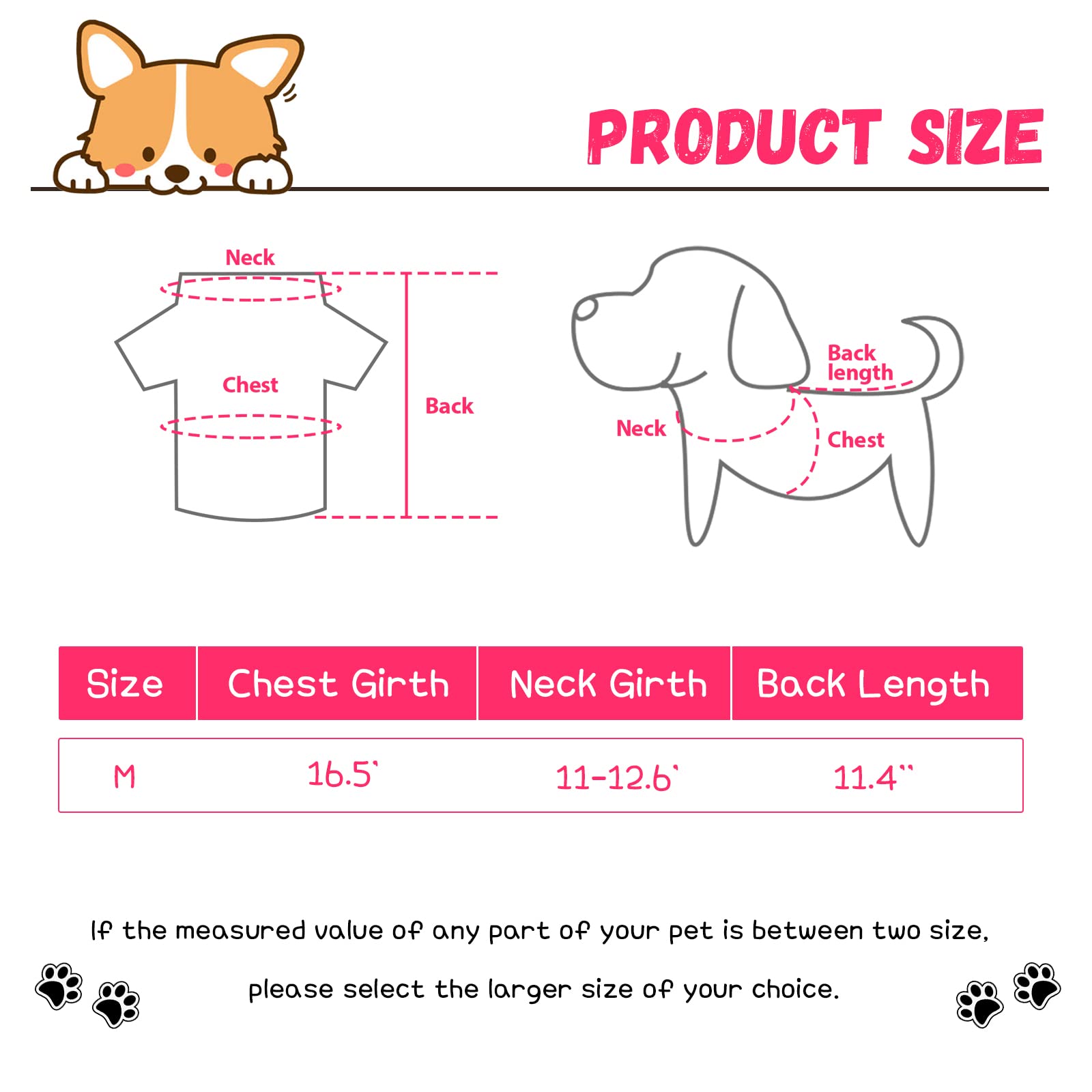 Jexine 6 Pack Dog Shirt Puppy Clothes for Chihuahua Dog T Shirt Girl Dog Clothes Breathable Dog Outfit Dog Costume Summer Cat Dog Clothes Dachshund Puppy Accessories Printed Dog Shirts (Medium)