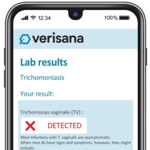 Trichomoniasis Test for Men & Women – Discrete, Private & CLIA-Certified Laboratory Analysis – Home Testing Kit – Verisana