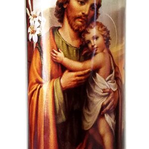 Saint Joseph (San Jose) Yellow Devotional Candle