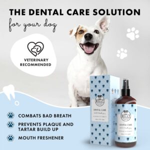 Belly Fresh Breath for Dogs Spray: Dog Breath Freshener & Dog Dental Care Spray. Ideal for: Dog Plaque and Tartar - Dog Chews, 17 Fl. Oz