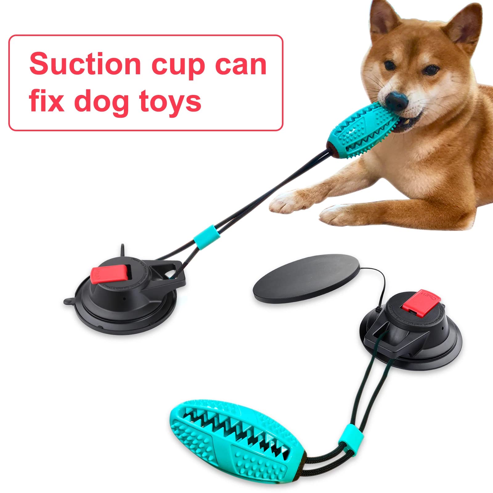 2 Pcs Heavy Duty Suction Cup Anchor Multipurpose Suction Cup Tie Down Suction Cup Anchor Hook for Camping Trap Car Awning Home Kitchen or Dogs