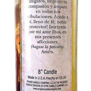 Saint Joseph (San Jose) Yellow Devotional Candle