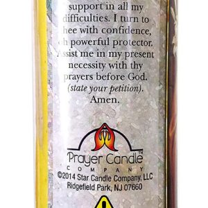 Saint Joseph (San Jose) Yellow Devotional Candle