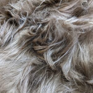 Home Collezione by Salvani Sheepskin Rug Throw Genuine Icelandic (Frosted Brown Curly)