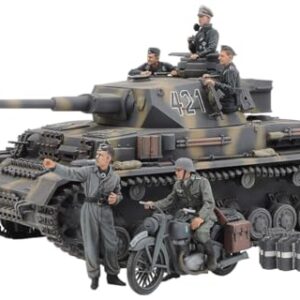 Tamiya 25209 1:35 DT. PzKpfw.IV Ausf.G m. Krad Ost F. - Model Making kit, Plastic kit, Assembly kit, Tank kit