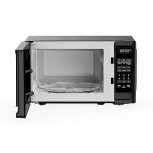 BLACK+DECKER 0.7 Cu. Ft. 700 Watts Countertop Compact Microwave Oven with LED Lighting, Child Lock