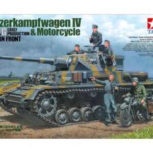 Tamiya 25209 1:35 DT. PzKpfw.IV Ausf.G m. Krad Ost F. - Model Making kit, Plastic kit, Assembly kit, Tank kit