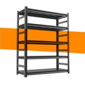 beestmueble 72" garage shelving, storage shelves heavy duty shelving, adjustable metal shelf rack and shelf units, garage shelving heavy duty warehouse industrial shelving,35.4" w x 15.8" d x 72" h