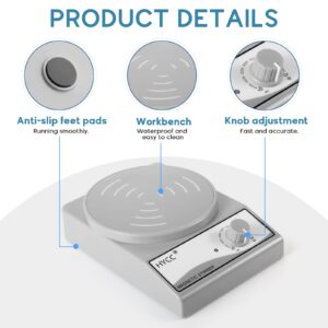 HYCC Laboratory Magnetic Stirrer with Magnetic Stirring bar and Stirring bar Retriever, 3000 RPM, max. Capacity: 3000ml