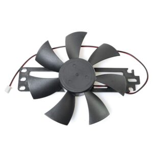 sqxbk cooling fan 2pcs black dc 18v plastic brushless fan for induction cooker