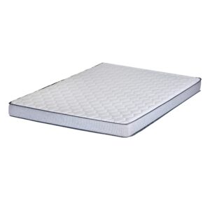 Treaton, Foam Mattress 5-Inch Medium Firm Tight top High Density Foam Mattress, Full XL, Gray