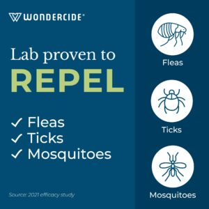 Wondercide - Flea & Tick Dog Spot On - Flea, Tick, and Mosquito Repellent, Prevention for Dogs with Natural Essential Oils - Up to 3 Months Protection - Small 3 Tubes of 0.05 oz