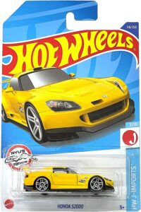 diecast hot wheels hondas s2000, hw j imports 3/10 [yellow] 118/250