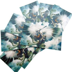 Westmon Works St Michael the Archangel Holy Card Bulk Pack with Prayer on Back Patron Saint of Police and Soldiers Made in the USA, Set of 10