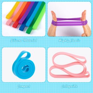 ANCIRS 15pcs Towel Bands for Beach Chairs, Silicone Beach Chair Clips for Fixing Towel, Multi-Functional Windproof Towel Bands Holder for Beach Chairs Cruise