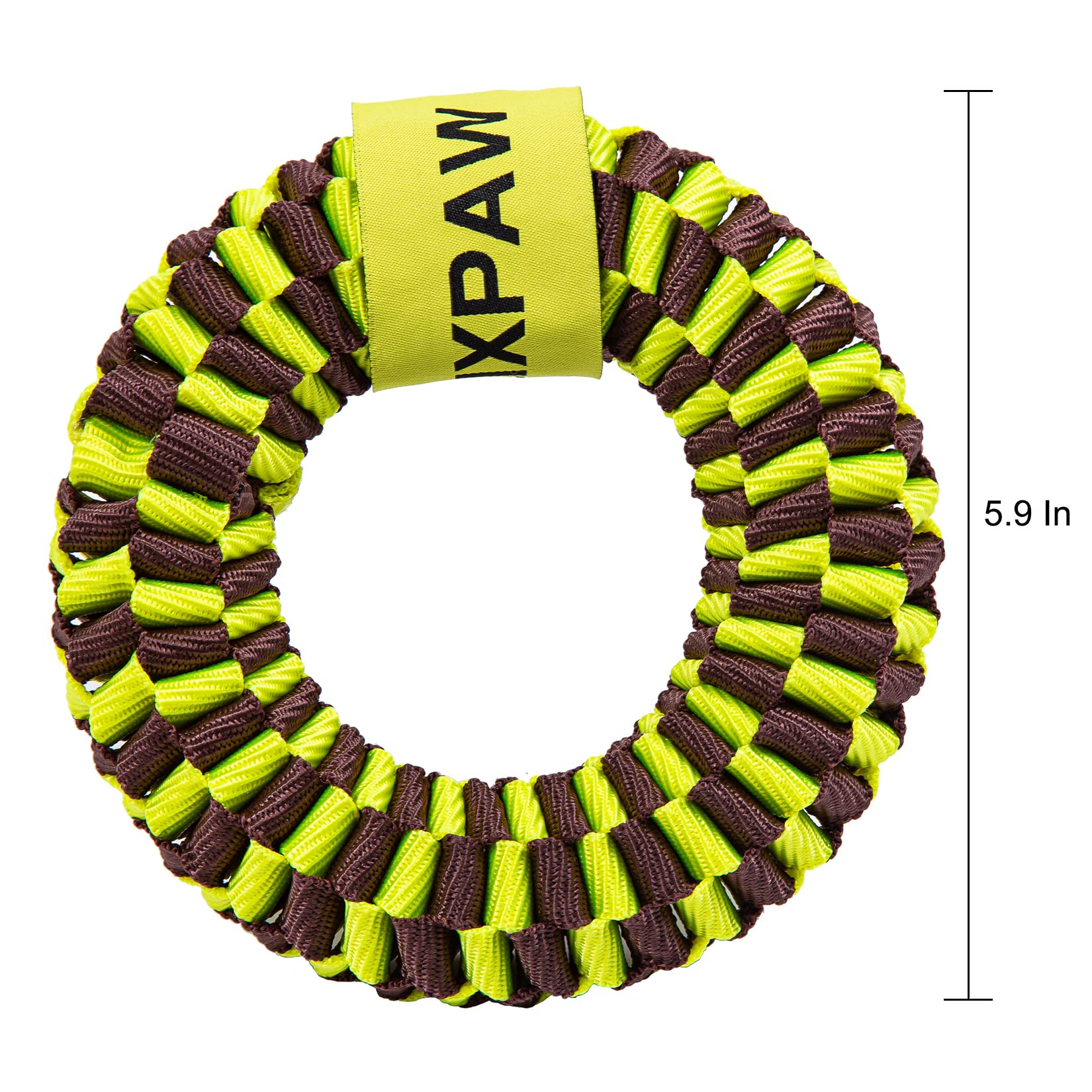 FELIXPAW Dogs Annular Toy Sensitive Colors and Protruding Shape Modeling Design Stimulate Dogs Long Time Playing Easier to Cleaning Teeth,for Small & Medium Dogs Training and Playing,Nylon