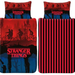 Stranger Things The Upside Down Single Duvet Cover and Pillowcase Set