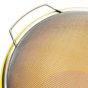 YUEBM Stainless Steel 60 Mesh Paint Strainer Fits Nicely Over a 5 Gallon Bucket and Filters Out Particulates From Almost Any Liquid, Easy to Use and Clean (1PCS)