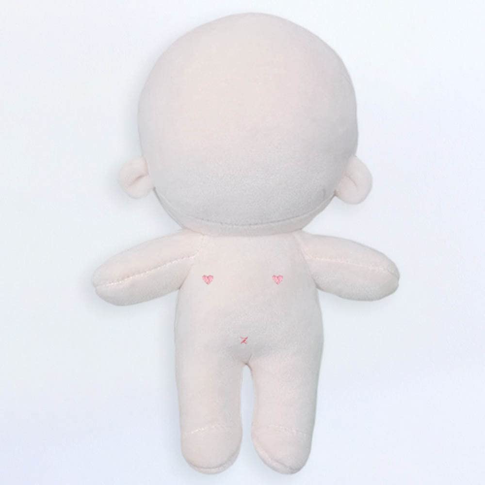 niannyyhouse 7.8in（20CM） Plush Doll with Embroidery Humanoid Stuffed Toys Dress Up Normal Body Glossy Wearable Clothing (20CM, A-1)