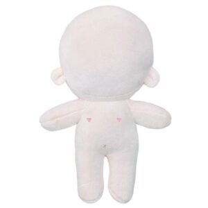 niannyyhouse 7.8in（20cm） plush doll with embroidery humanoid stuffed toys dress up normal body glossy wearable clothing (20cm, a-1)