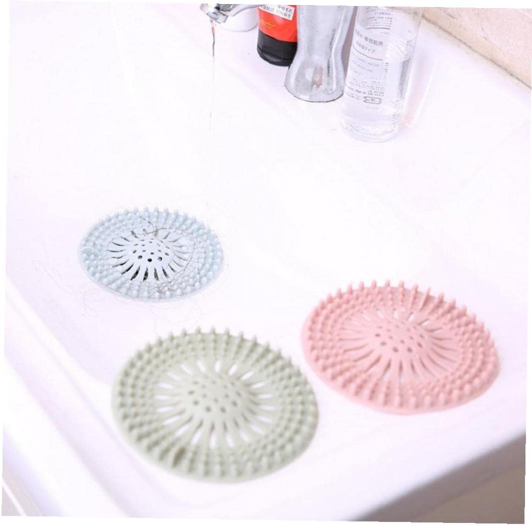 3pcs Shower Drain Cover Hair Catcher Silicone Filter Tub Drain Stopper Bathtub Sink Filter for Home Kitchen Bathroom