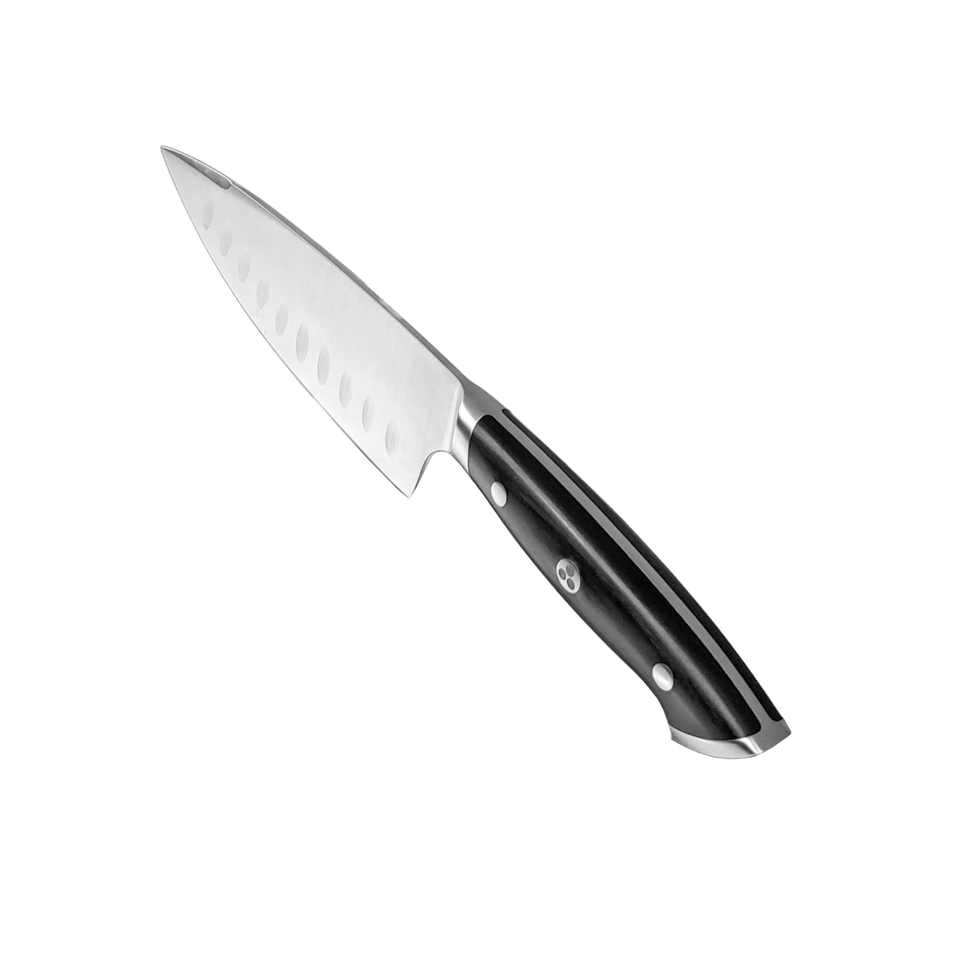 Ergo Chef 6-In Chef’s Knife Pro Series 2.0 Forged High Carbon 7Cr17Mov Stainless Steel – Ergonomic Black Pakkawood Handle