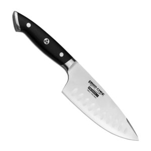 ergo chef 6-in chef’s knife pro series 2.0 forged high carbon 7cr17mov stainless steel – ergonomic black pakkawood handle