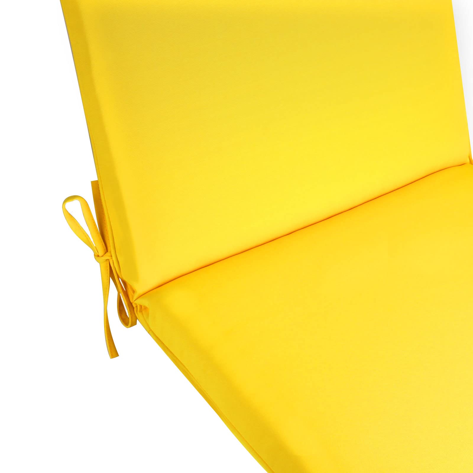 SewKer Outdoor/Indoor Adirondack Chair Cushions, High Back Patio Furniture Replacement Cushion - Set of 2 (Yellow)