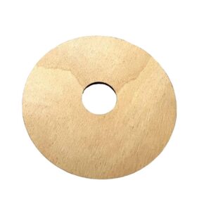 Wick Centering Tool for Single Wick Candle, 1-Wick Stabilizer, Wooden and Cotton Wick Holder,Wick Stabilizer for Candle Making (2.75")