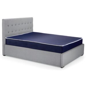 treaton, 9-inch medium tight top nylon vinyl hybrid mattress, twin, blue.