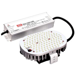 150w led retrofit kit with power supply, 20250lm shoebox led retrofit kits(500w mh/hid/hps equiv.) 5000k e39 mogul base for street lights, high bay lights ul dlc certified