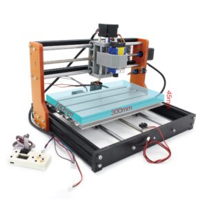 CNCTOPBAOS 2 in 1 CNC 3018-PRO Engraver Machine with 10W Module,Limit Switches,Emergency Stop,GRBL Offline Controller,DIY Mini CNC Router Kit Desktop Milling Engraving Cutting Wood,Acrylic,PVC,PCB